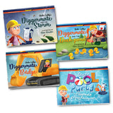 4x Children's Storybooks + 1x Activity Book
