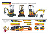 EZ17 Excavator Wacker Neuson Graphics Wrap Kit