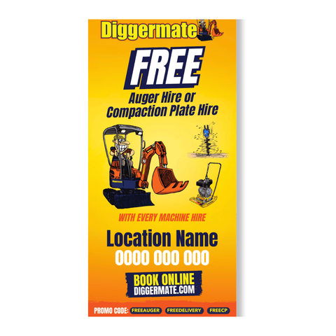 Free Auger Hire DL Flyer