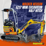EZ17 Mini Excavator Machine with Buckets with Heli-tilt - Wacker Neuson - MS