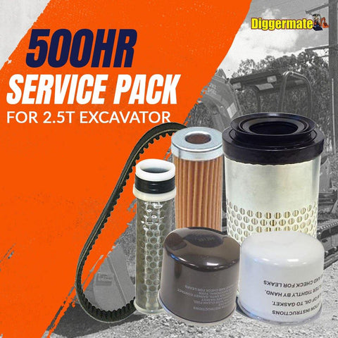 500HR 2.5T Excavator Service Pack - Diggermate Franchising Pty Ltd