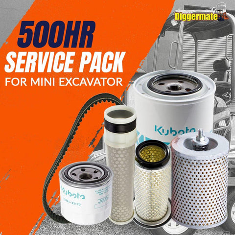 500HR Mini Excavator Service Pack - Diggermate Franchising Pty Ltd