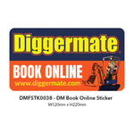 ROPs DM Book Online Sticker - 120mm x 220mm