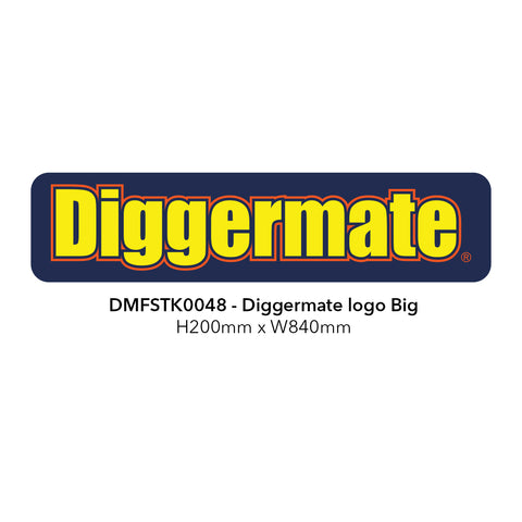 Diggermate logo big 840mm x 200mm