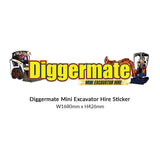 Diggermate Mini Excavator Hire with Excavator & Bobcat