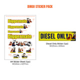Dingo Sticker Pack - Diggermate Franchising Pty Ltd