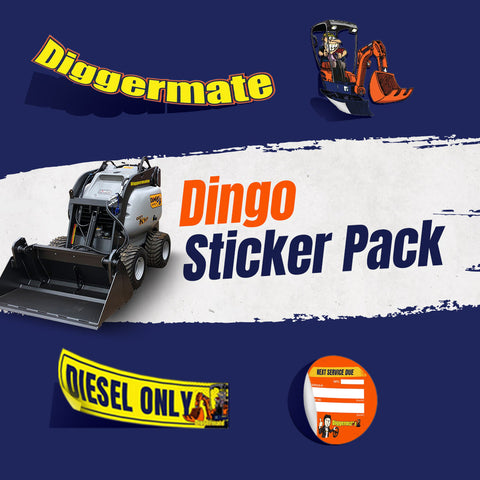 Dingo Sticker Pack - Diggermate Franchising Pty Ltd