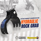 Hydraulic Rock Grab 1.2 to 2.8 (30mm Pins)