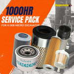 1000HR K-008 Micro Excavator Service Pack - Diggermate Franchising Pty Ltd