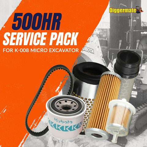 500HR K-008 Micro Excavator Service Pack - Diggermate Franchising Pty Ltd
