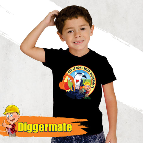 Kids "Get It Done With Diggermate" shirt