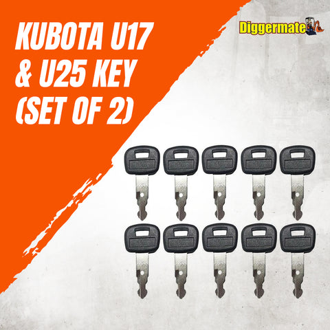 Kubota U17 & U25 Key (set of 2)
