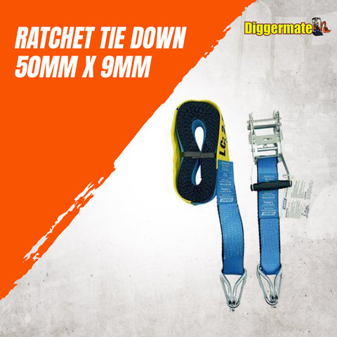 Ratchet Tie Down 50mm x 9m
