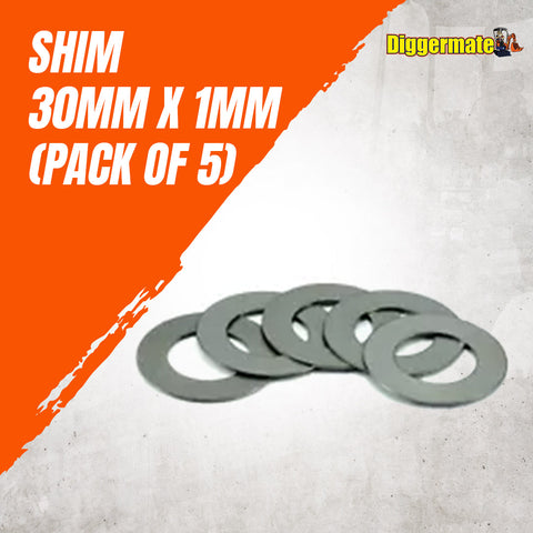 Shim 30mm x 1mm  (pack of 5)