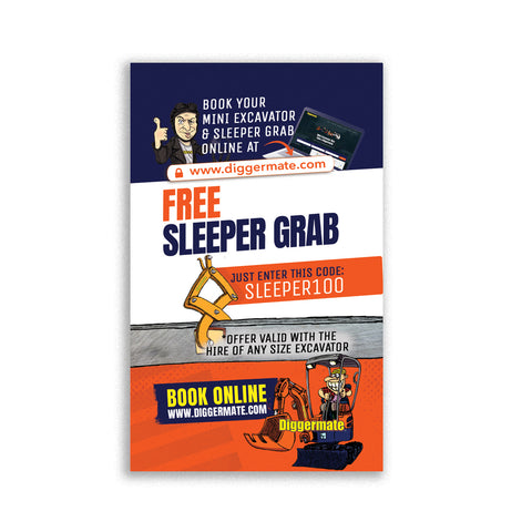 FREE SLEEPER GRAB PROMOTIONAL CARD (SINGLE SIDED)