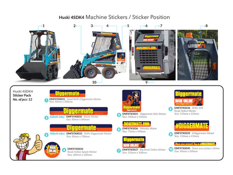 Machine Wraps & Sticker Packs – Diggermate Franchising Pty Ltd