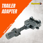 Trailer adaptor 7 pin flat to 7 pin round small