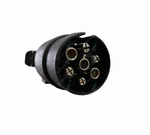 Trailer adaptor 7 pin flat to 7 pin round Large